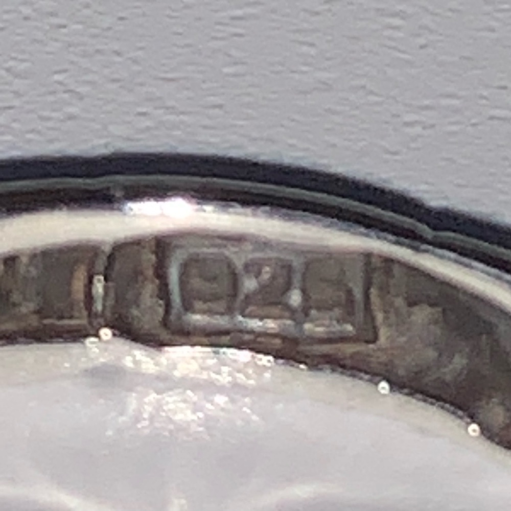 NWB Sterling Reptile Skin Pattern Stacking Ring - Picture 5 of 8